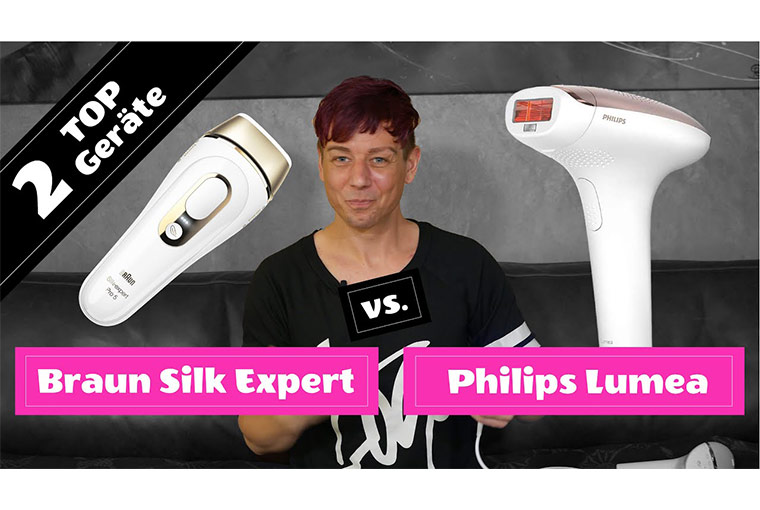 IPL Geräte Test: Philips Lumea Prestige & Braun Silk Expert Pro 5